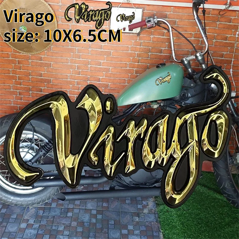 Hard Label For Yamaha Virago XV250 Classic Nostalgic Style Motorcycle Accessories Decorative Stickers Virago Art Fuel Tank Film