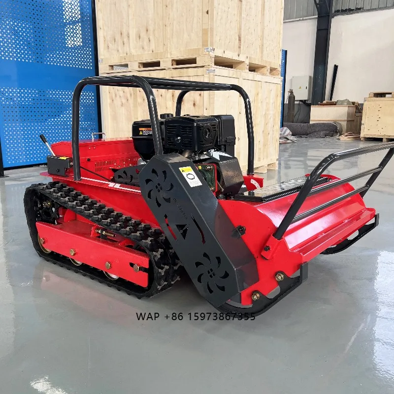 High Power Engine Remote Control Lawn Mower Grass Cutting Agricultural Flail Lawn Mower 1200MM