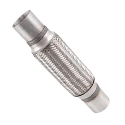Flexible Exhaust Pipe Double Braid Car Connecting Pipe Automotive Replacement Exhaust Pipes Automotive Accessory For Many Types