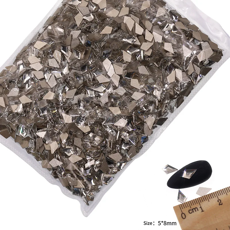 VDD P501-P540 Großhandel 1440 Stück Glas-Kristall-Strasssteine mit flacher Rückseite, Glitzersteine für Nagelkunst, DIY-Bastelarbeiten und Dekoration – Detail 28