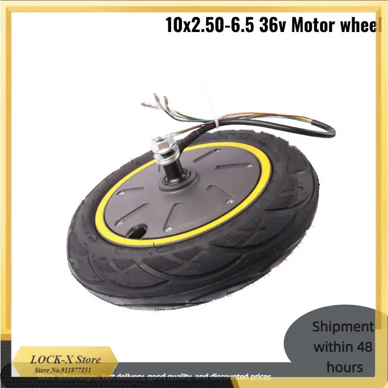 

10x2.50-6.5 motor 36V350W suitable for MAX G30 rear wheel motor whole wheel 10 inch front wheel drum brake whole wheel