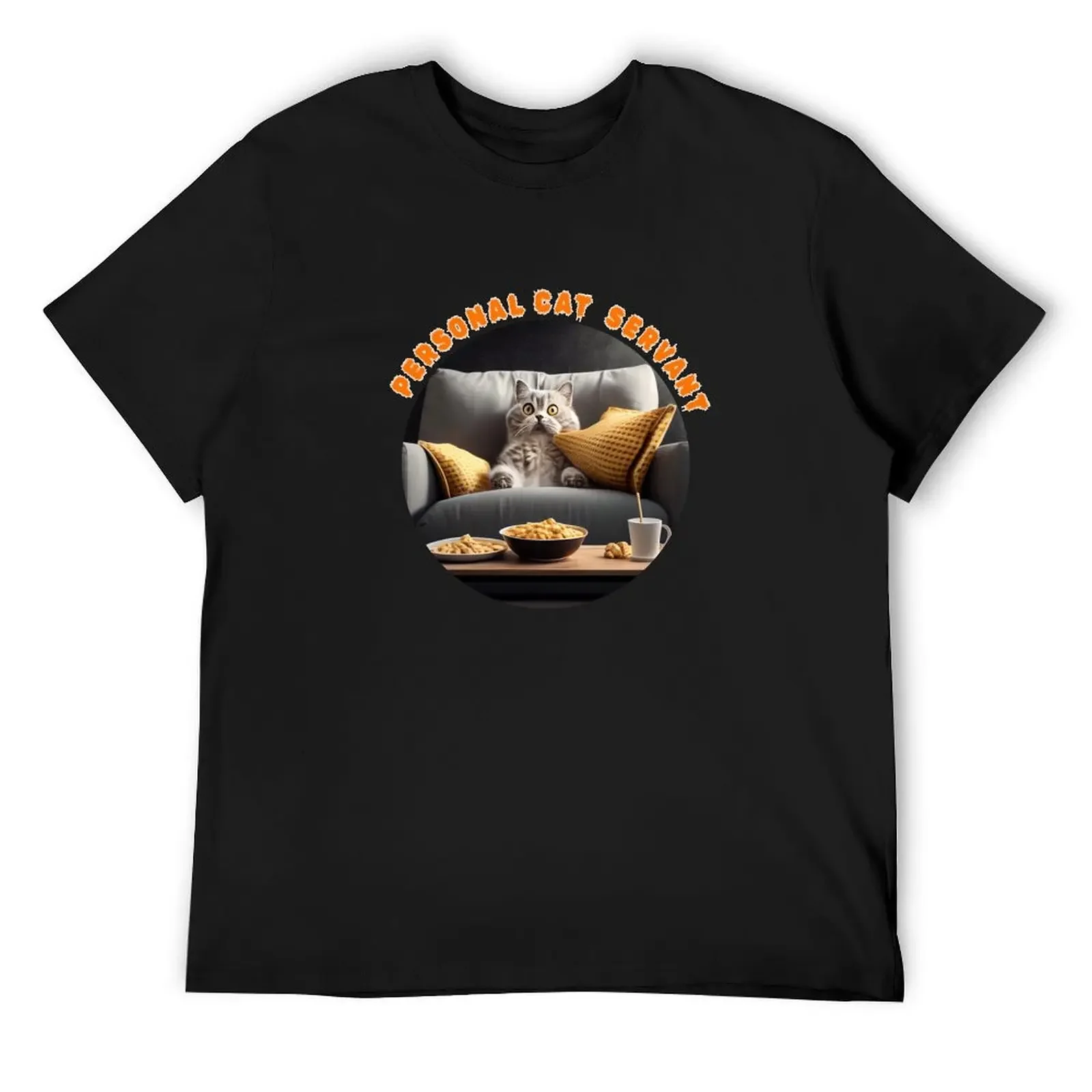 personal cat servant T-Shirt new edition for a boy designer t shirt men