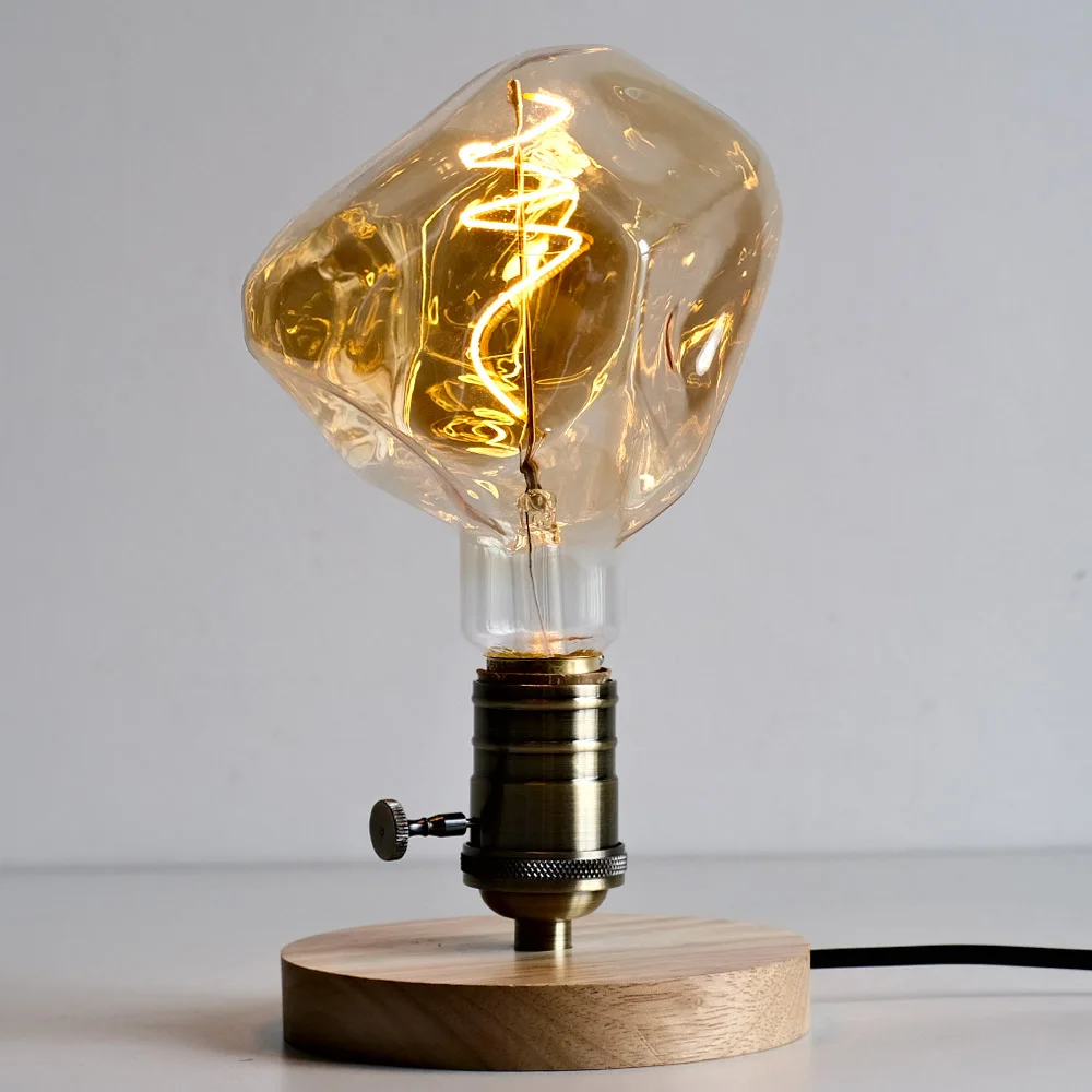 TIANFAN-Ampoule LED Edison Big Stone, G125, 4W Dimmable, 220 V-240V, 2000Kelvin, Super Warm Francs, Ampoule Décorative