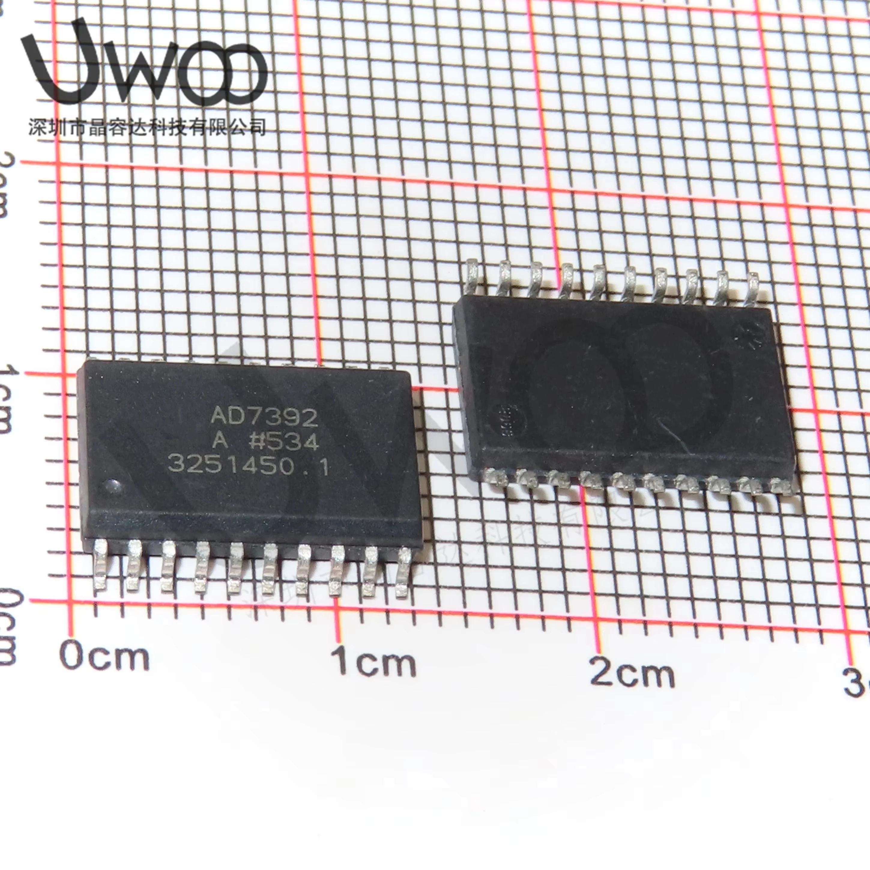 5PCS AD7392AR AD7392ARZ AD7392A AD7392 SOP20 packaged digital to analog conversion chip