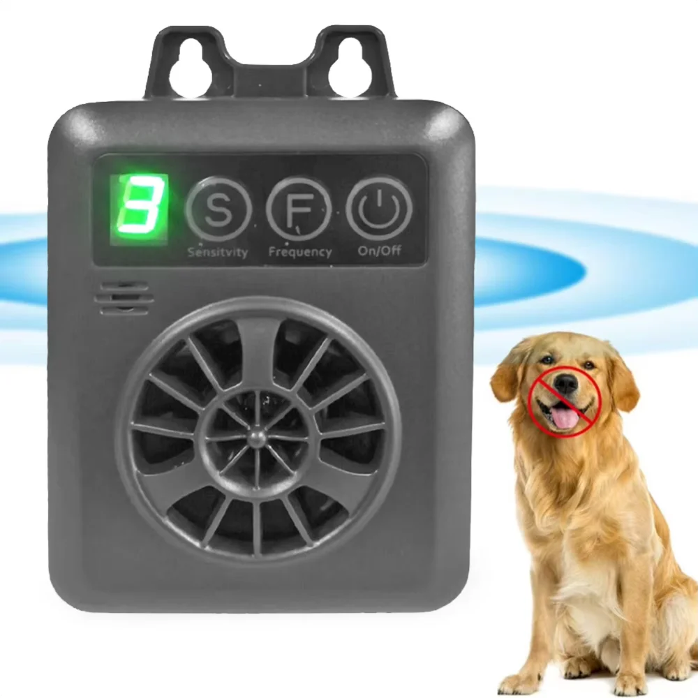 

Pet Anti Barking Ultrasonic Electronic Dog Repeller Chaser Deterrent Device Bark Powerful Ultrasonic Dog Repelent