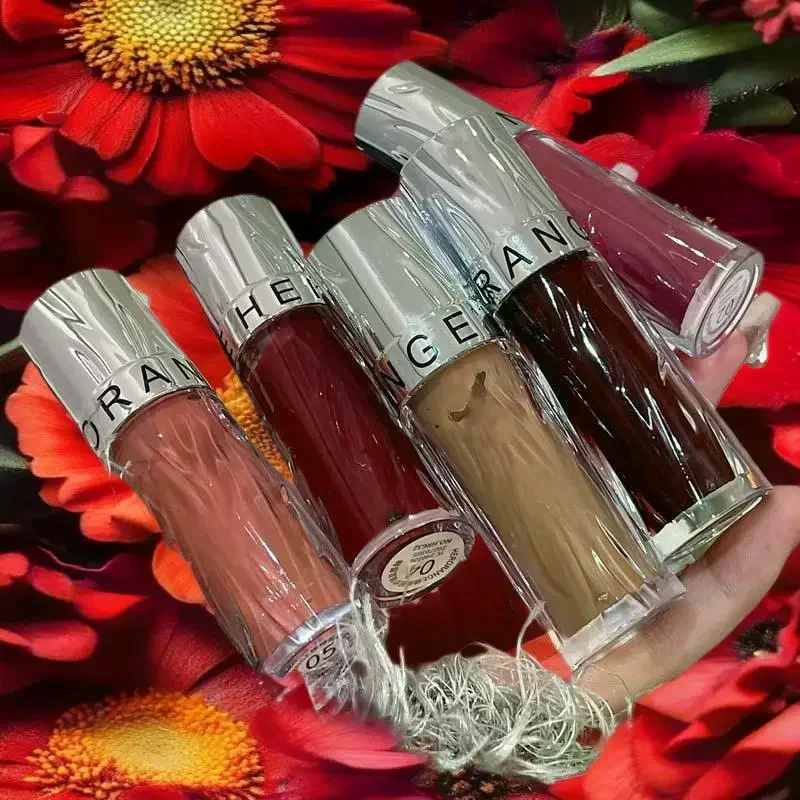 HERORANGE Water Glossy Lip Glaze, Nieblaknący, Nieklejący się, Nawilżający, Super Pigmentowany, Długotrwały, Prezent na Boże Narodzenie
