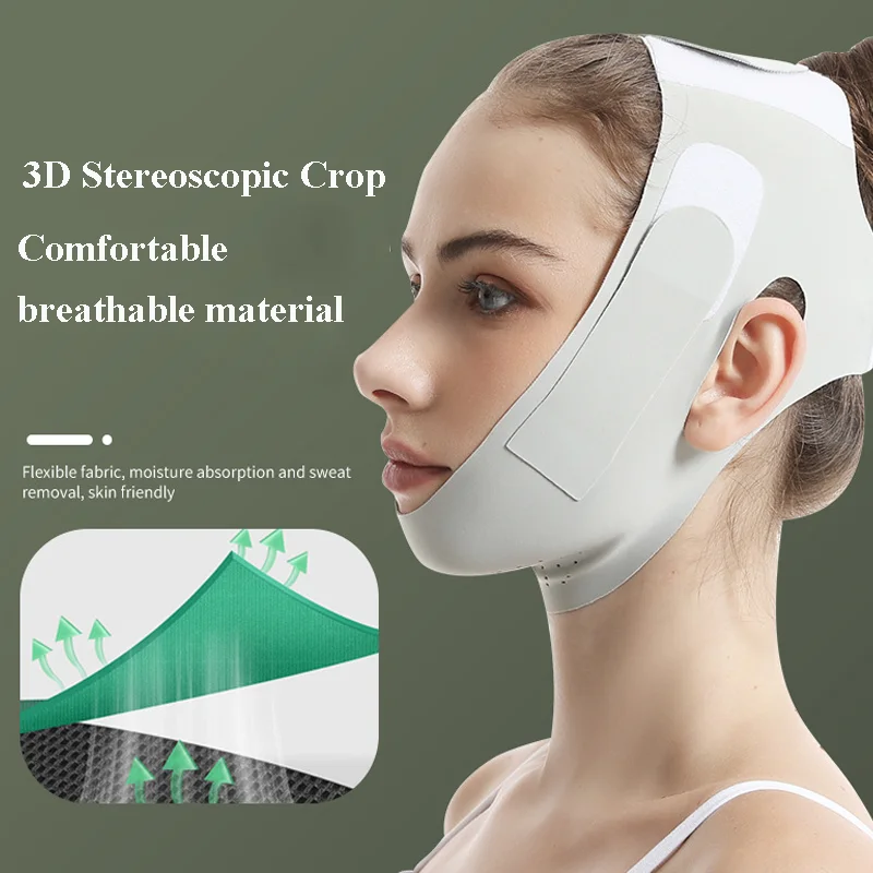 Breathable Face Slimming Band Women V-Line Face Shaper Chin Cheek Lift Up Belt Anti Wrinkle Facial Massage Strap Skin Care Tools