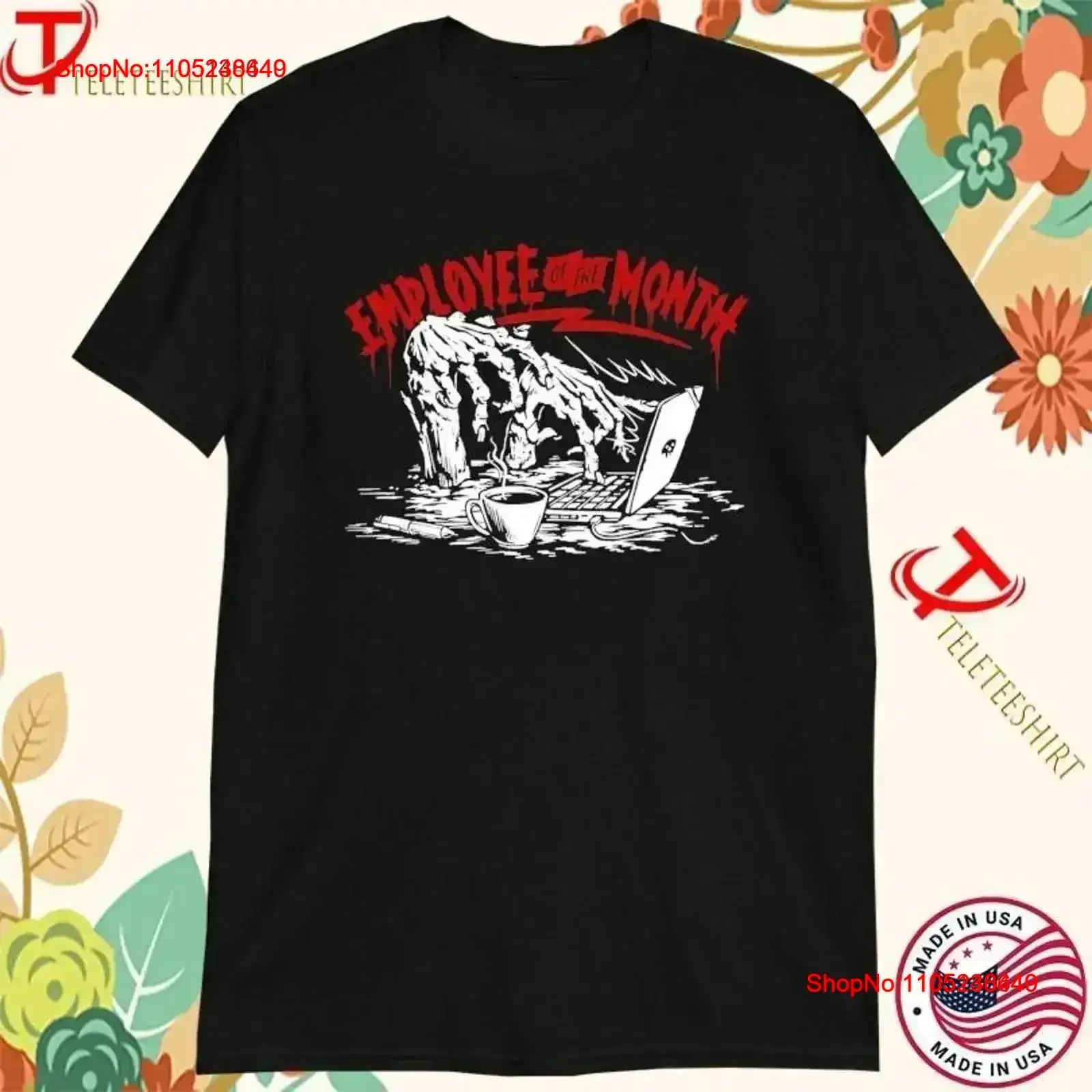 Employee Of The Month T shirts 2025 Size S 5 XL vintage Washed Soft Comfortable Stretched streetwear Slightly Breathable