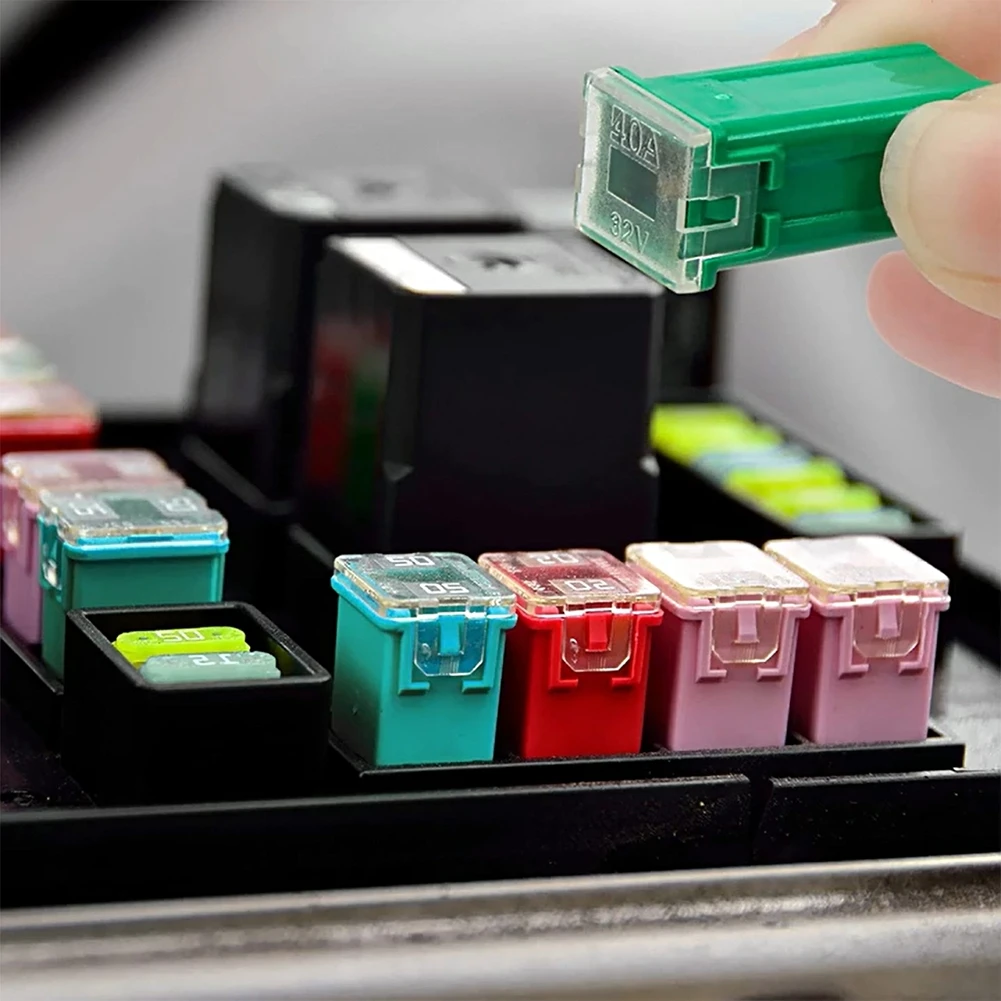 

For 20-60A Fuse Panels Wiring Harnesses Plastic Box Fuse Car Fuse Newer Cars Trucks Small Square Combination Kit