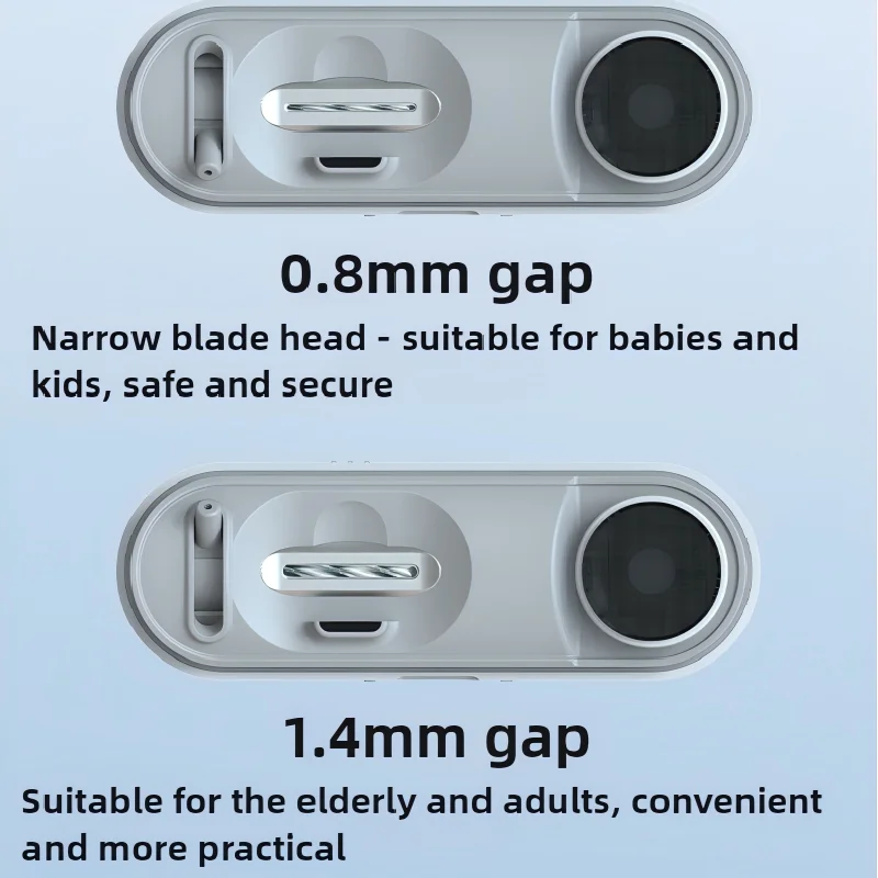 2 IN 1 Electric Nail Clipper Cutter with LED Light Automatic Nail Grinder Trimmer for Baby Adult Mini Manicure Tools Nail Care