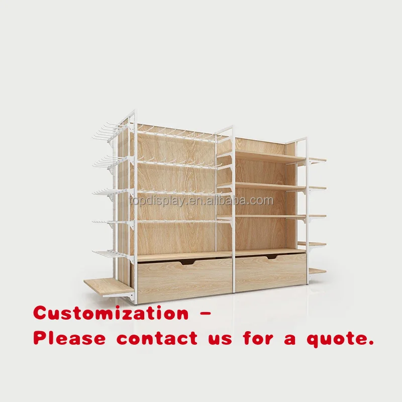 Estantería de góndola personalizada para tiendas minoristas, estantería de supermercado, expositor para ferias comerciales, estantería para tiendas de la fábrica de Yiwu