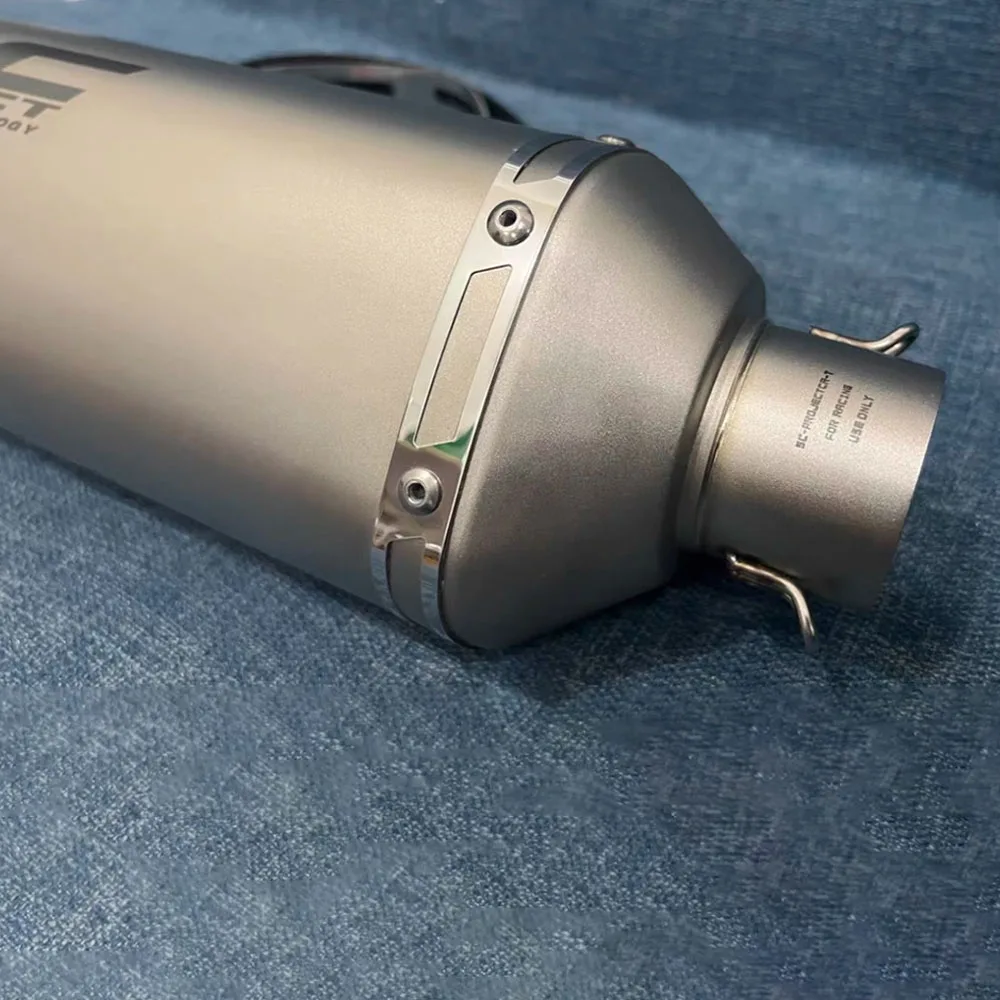 51 مللي متر العالمي الانزلاق على دراجة نارية GP sc العادم ألياف الكربون الهروب الخمار لكاواساكي Z900 FZ6 RC390 S1000XR