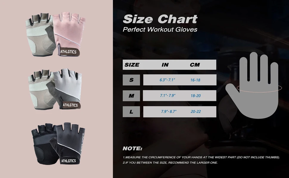 1 Paar atmungsaktive fingerlose Fahrradhandschuhe für Männer und Frauen, Workout, Fitnessstudio, Gewichtheben, Training, Übung, Fitness – Detail 3