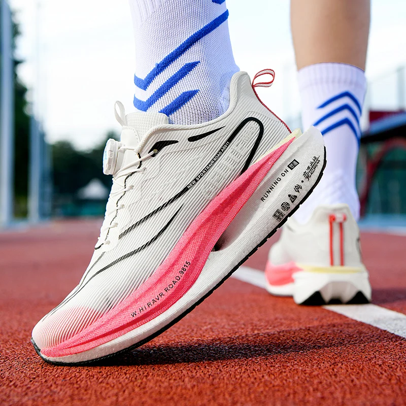 أحذية الجري الإسفار CarbonBoard Marathon للرجال رياضية قابلة للتنفس للنساء أحذية رياضية كاجوال مريحة مقاومة للاهتراء