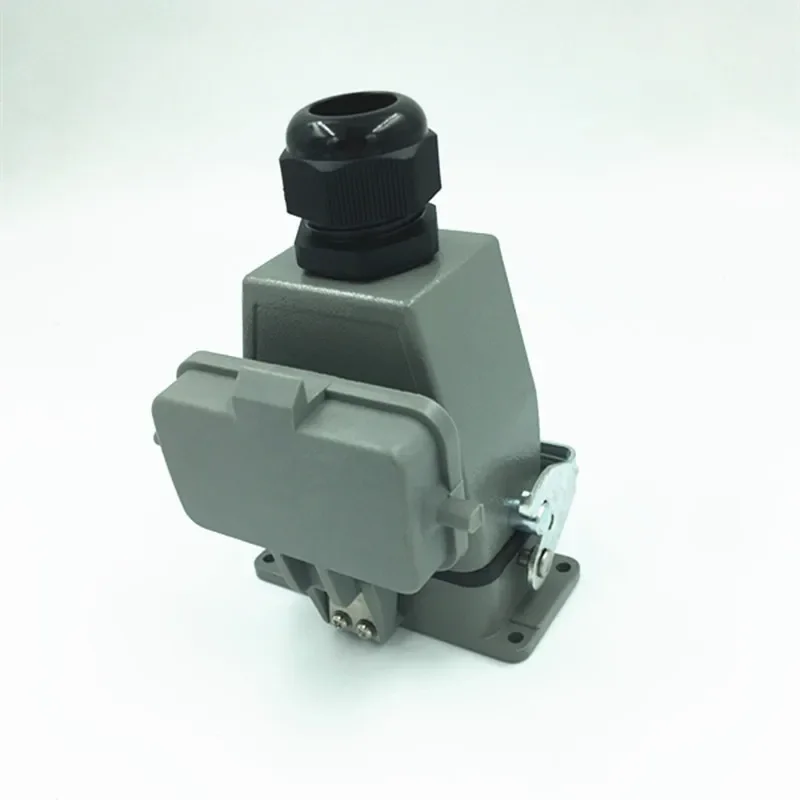 Spina aeronautica rettangolare impermeabile Connettore per carichi pesanti Plug-in Hot Runner a 10 conduttori HDC-HE-010 nascosto PG21