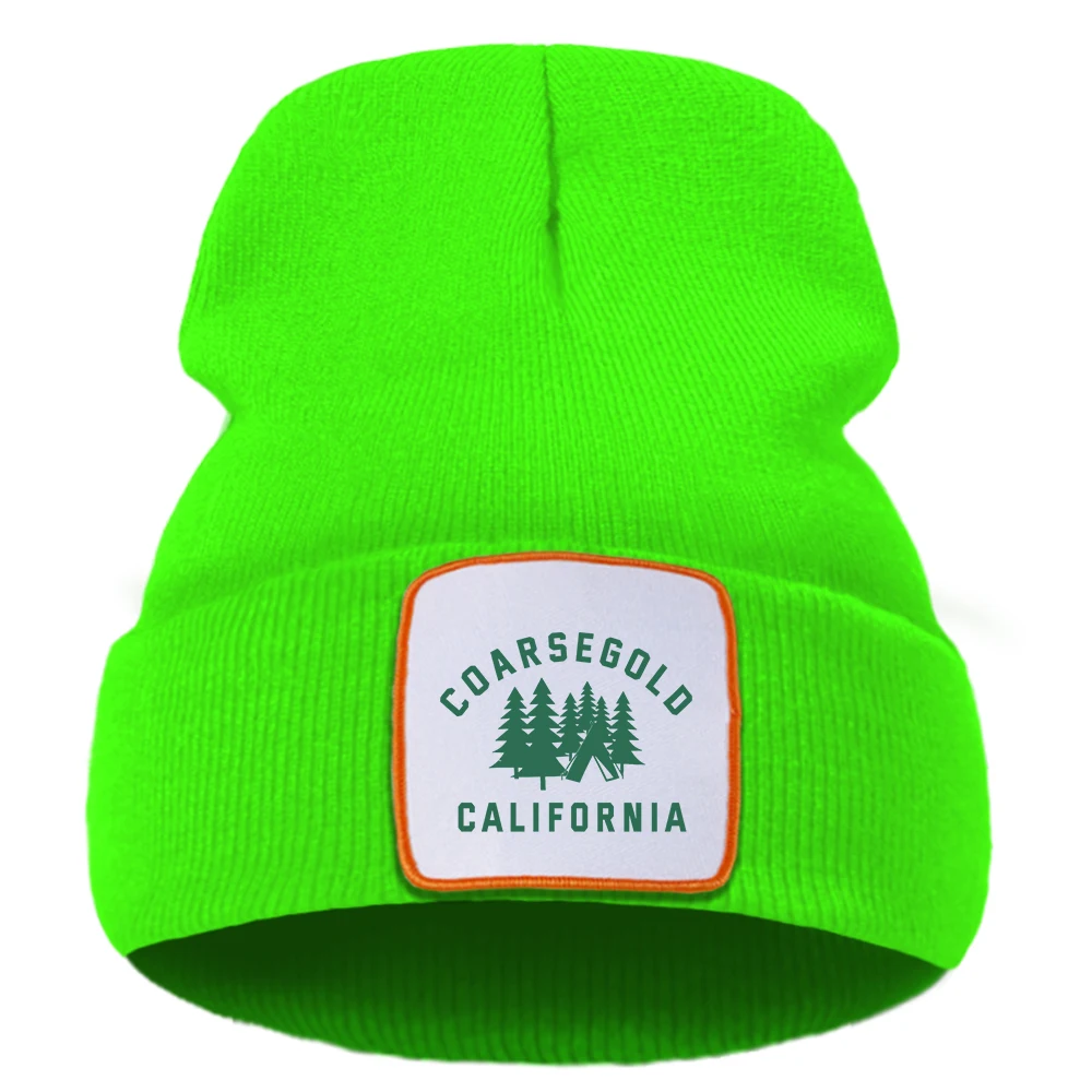 

California Male Knitted Hat Personality Outdoor Hats Driver'S Caps Multi-Color Optional Cotton Unisex Cap Versatile Female Caps