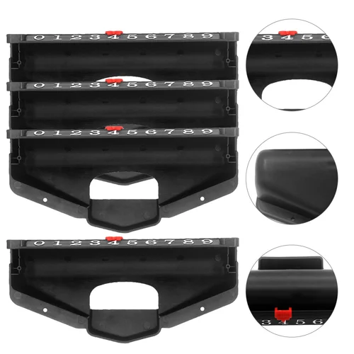 Imagen 2 del producto Marcador de portería de fútbol de Hockey de mesa, accesorios de contador de 4 piezas, unidades de puntuación de plástico de aire