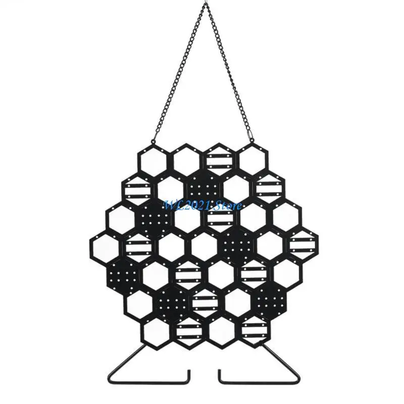 G5GC Подвесная стойка для хранения зажимов для ушей, стеллаж для хранения ювелирных изделий, подвесные серьги-гвоздики и стеллаж