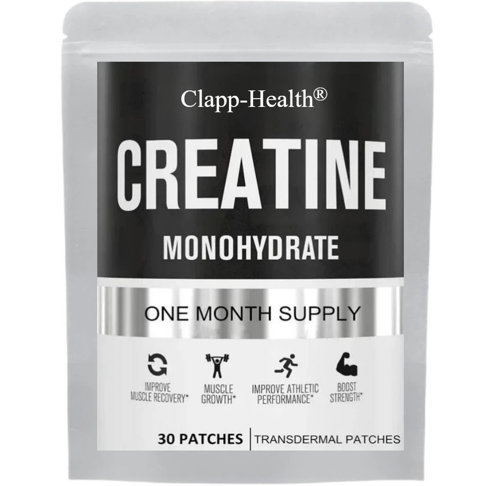 Creatine Monohydrate Transdermal Patches For Muscle Growth, Increased Strength, Enhanced Energy Output 30 Patches