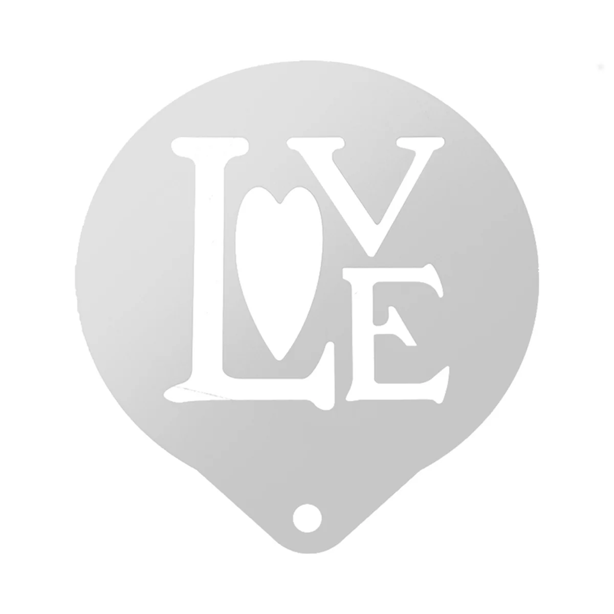 

Coffee Stencil Stainless Steel Grade for Fancy Drinks Latte Cappuccino Hot Chocolate Cake Cupcake Baking Decoration