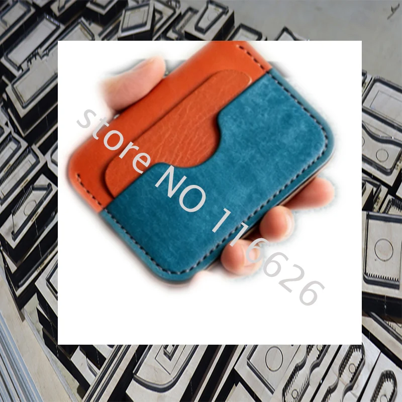 

Knife mold for DIY leather craft cardholder wallet cutting dies steel rule cutter 105x75mm
