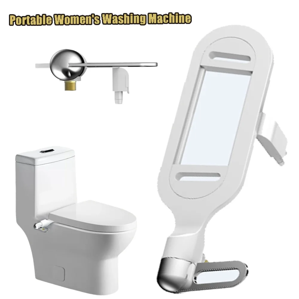 スマート便座洗浄器非電動ビデデュアルノズルスプレー調整可能な圧力トイレ洗浄器家庭用浴室寮用