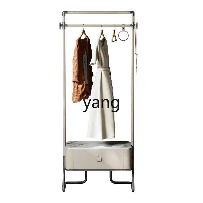 

LTT minimalist coat rack bedside table integrated floor stainless steel hanger
