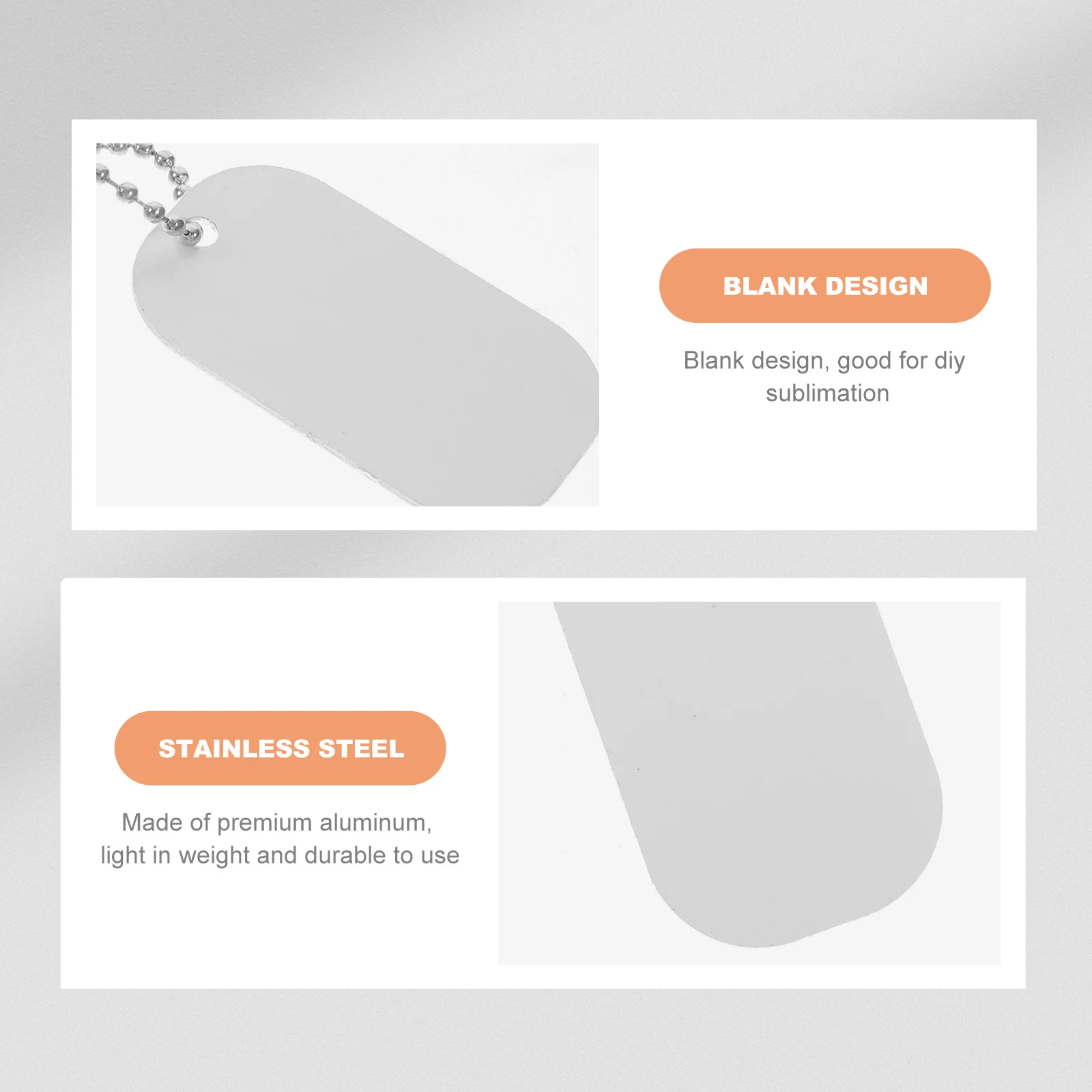 

Pet Dog Tags Aluminum Alloy Blanks for DIY Keychains Necklaces Custom Engraved Heat Transfer Supplies Jewelry Making Kits