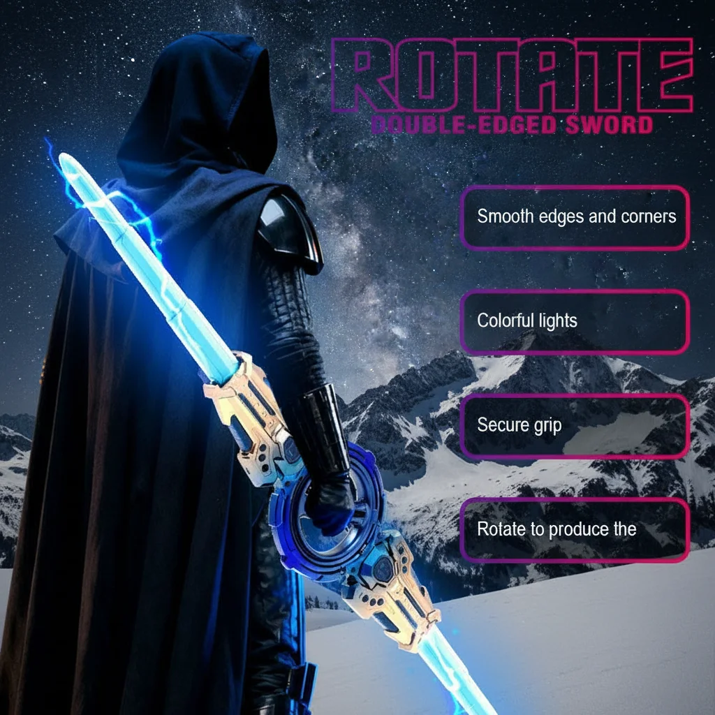 Super Cool Toy Double Ended Retractable Double Edged Lightsaber Multiple Lighting Styles To Choose From Birthday Gift In Stock