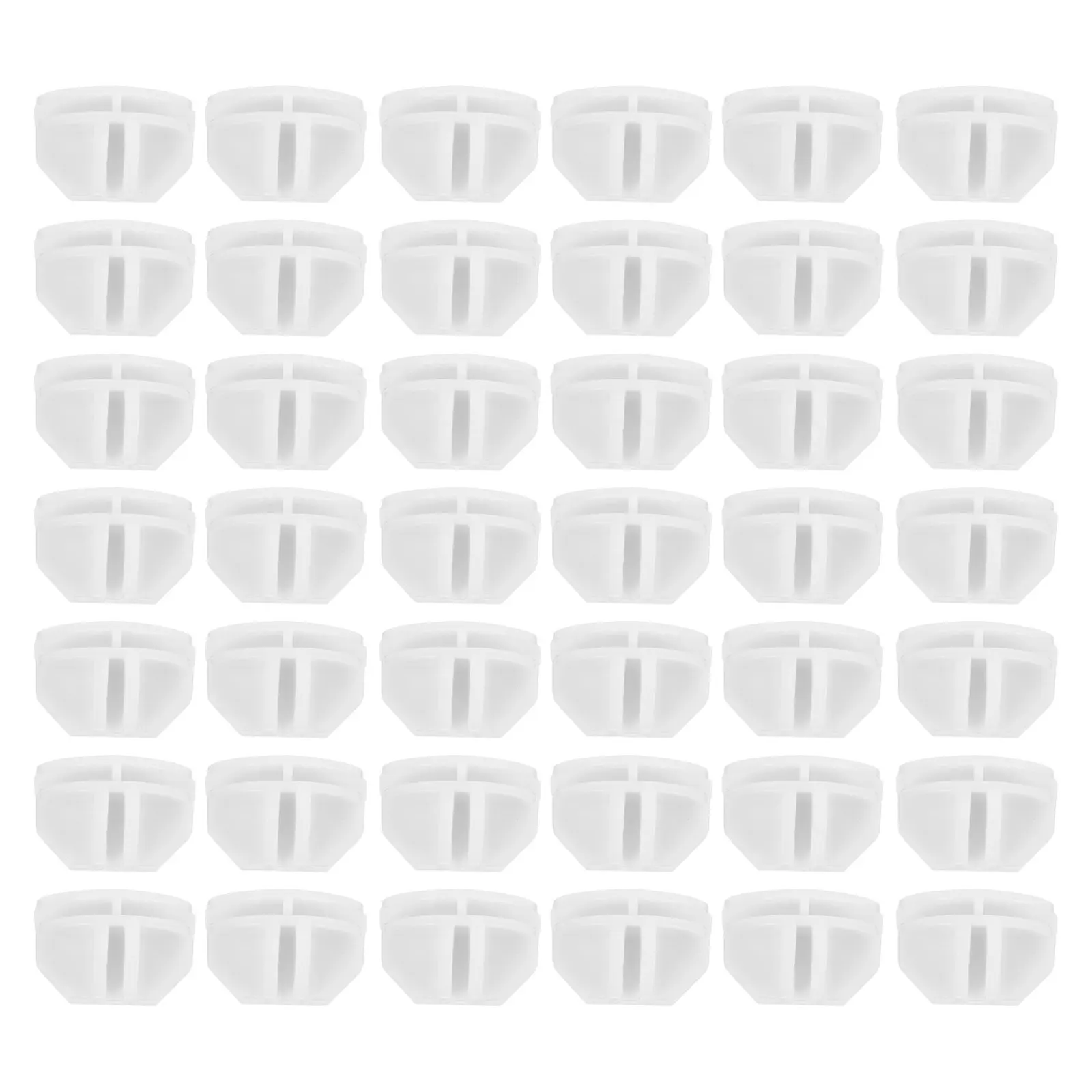 50Pcs Plastic Half Connectors Modular Closet Organizer Easy Assemble Wire Storage Cube Connectors Modular Shelving