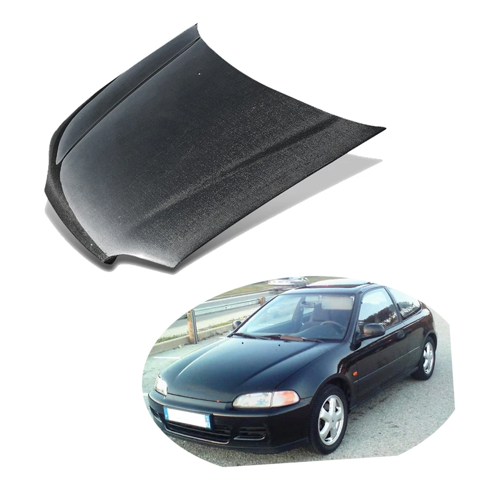 Carbon Fiber Front Engine Cover Bonnet Hood for EG 1992-1995