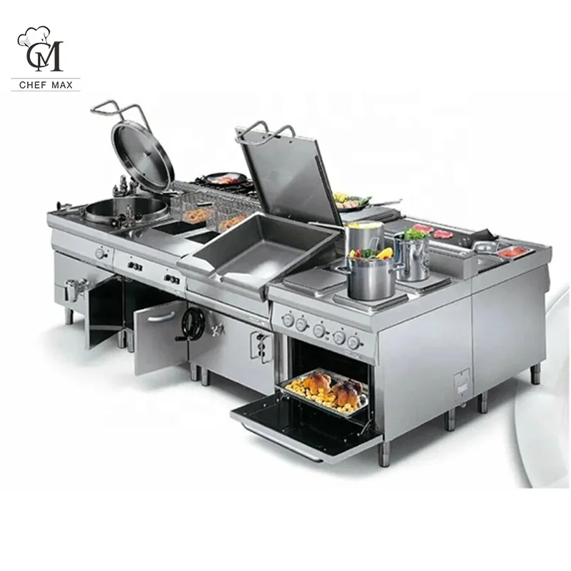 

CHEFMAX Промышленное электрическое кухонное оборудование Компания Кухонное оборудование Ресторан Коммерческое кухонное оборудование