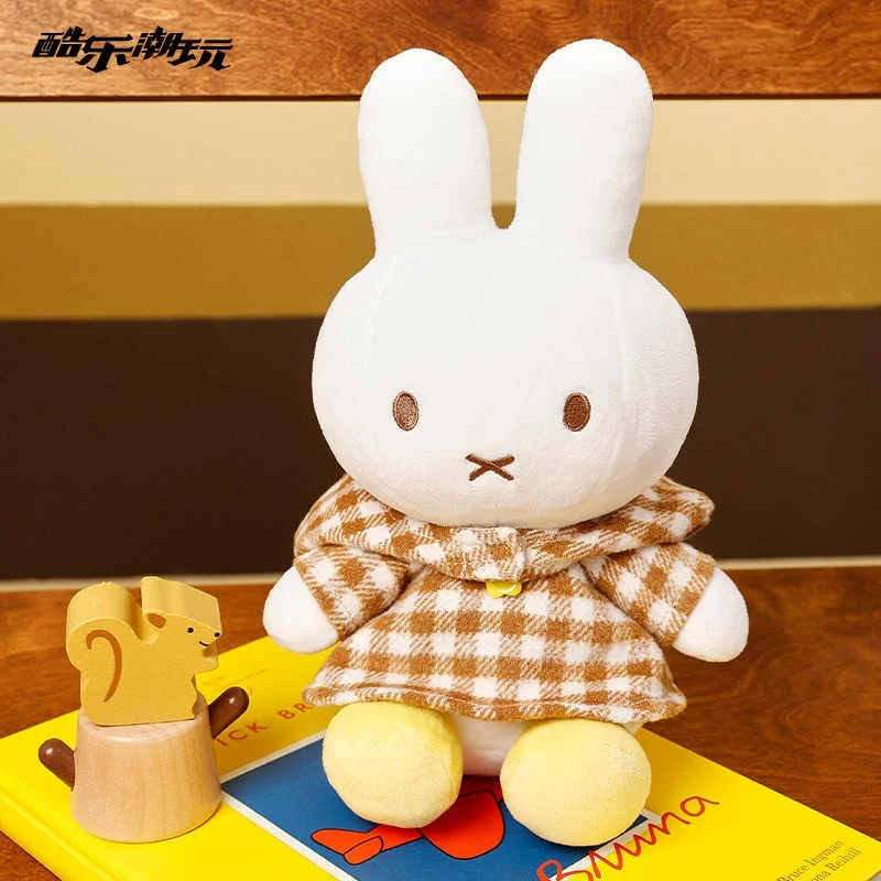

Cute Miffy Plush Toy Cotton Doll 25cm Changeable Outfits Toy Anime Periphery Doll Backpack Pendant Room Decoration Collect Gifts