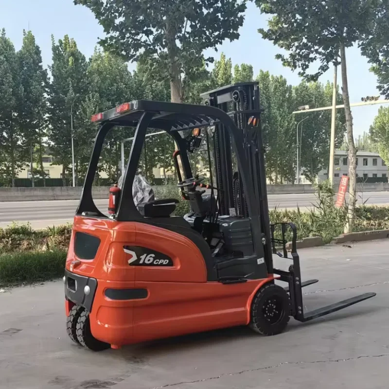 

Best price forklift 3 wheel 1 ton 1.5 ton 2 ton electric forklift high quality lithium battery 12 hours Long lasting range