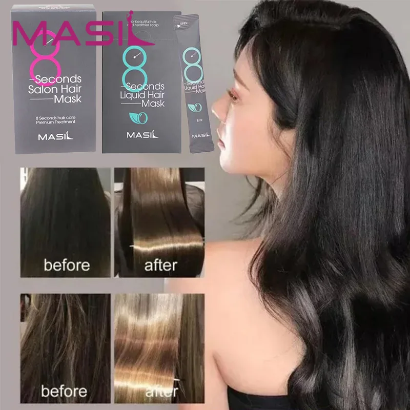 160ML Masil Korean Original 8 Seconds Salon Liquid Hair Mask Nourishing Hair Conditioner Repairing Moisturizing Dry Damaged Hair