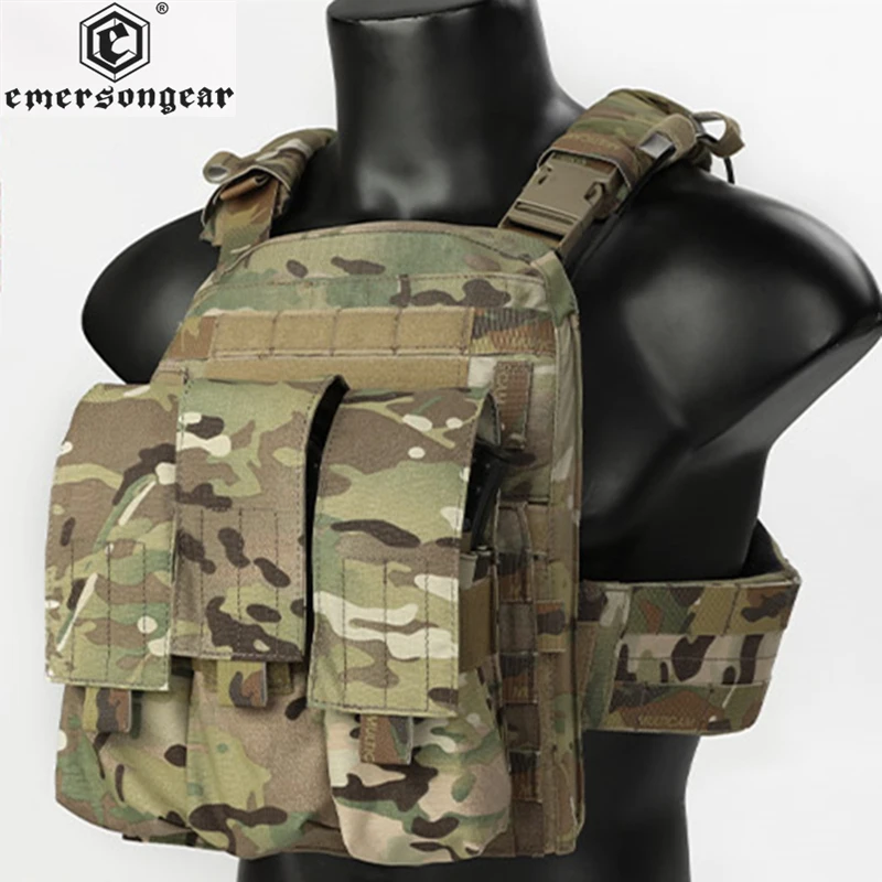 2024 New EmersonGear Tactical LBT Style 7.62*6  Mag Pouch Triple Mag Carrier MOLLE Pouch   Airsoft