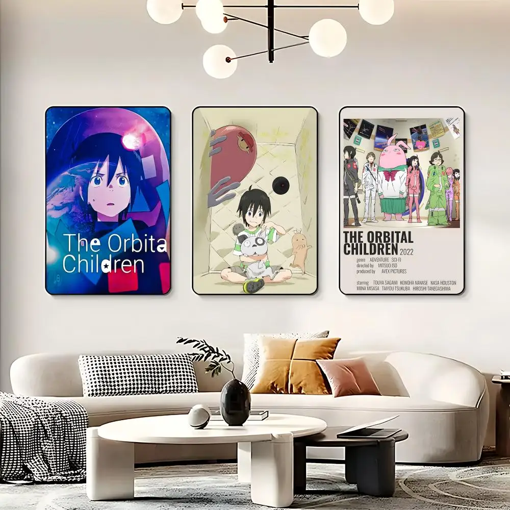 Anime T-The Orbital Children Poster HD Self Adhesive Waterproof Wall Art Ideal for Home Office Dorm Bedroom Great Gift