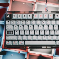 Synth Keycaps Cherry Profile PBT Dye Sublimation Mechanical Keyboard Keycap For MX Switch ISO Enter 40/61/64/75/84/87/980