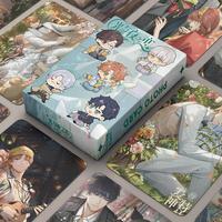 55 Pcs/Set Game Light And Night Laser Lomo Card Evan Osborn Sariel Jesse Charlie  Holographic Photo Cards