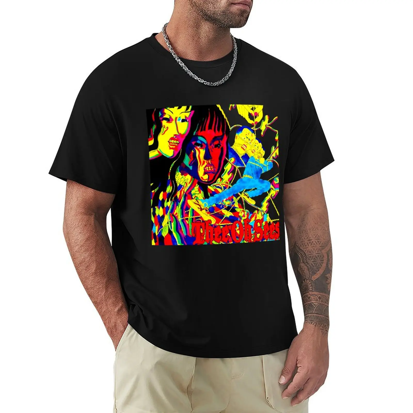 The Hidden Mystery Behind Thee Oh Sees T-Shirt Street Art Print Tee Shirt