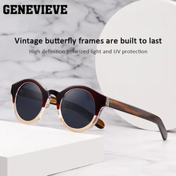 GENEVIEVE New Fashion Personalised Women's Sunglasses Round Frame Design Men's Sunglasses Customisable Prescription S31125