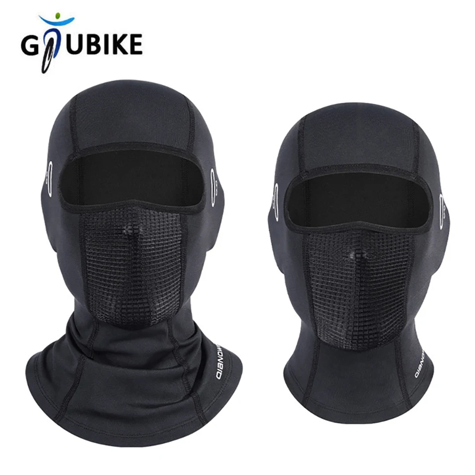GTUBIKE الشتاء الحراري الدراجات قناع الوجه بالاكلافا غطاء رأس يندبروف دراجة نارية خوذة بطانة الحرارية الدافئة الرياضة أغطية الرأس