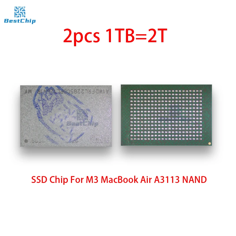 New and Original SSD Chip For Macmini M2 CPU A2686 2T SSD and MACMINI M4 MACBOOK AIR A2941 A3113 A3114 A2991 A2992 A2918