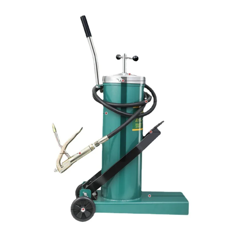 Butter machine foot pedal pneumatic high pressure oil injector excavator special time-saving butter artifact filling machine