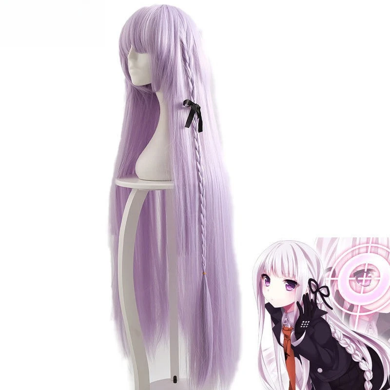 Sunshine Anime Cosplay Purple 1 Meter, Bullet Dance / Rondo Of Roses, Hikaru Kiriage Wig, Rose Inner Network