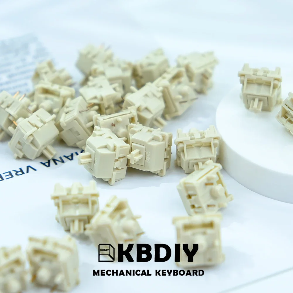 MMD loda V4 przełącznik liniowy 5Pin 45g przełączniki z POM niestandardowe DIY do klawiatury mechanicznej zestaw akcesoria do grania GMK67 GK61 RGB MX