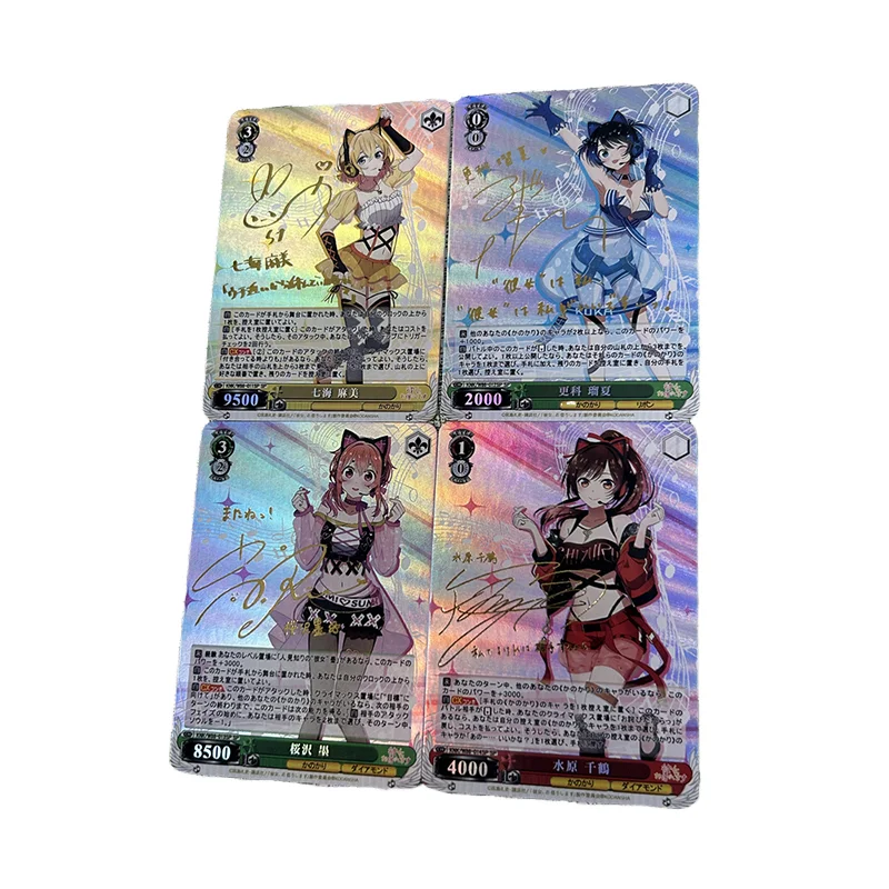 Renting a girlfriend DIY Anime Game Collection Card Ichinose Chizuru Asami Nanami Beautiful Girl Flash Card Festival gifts