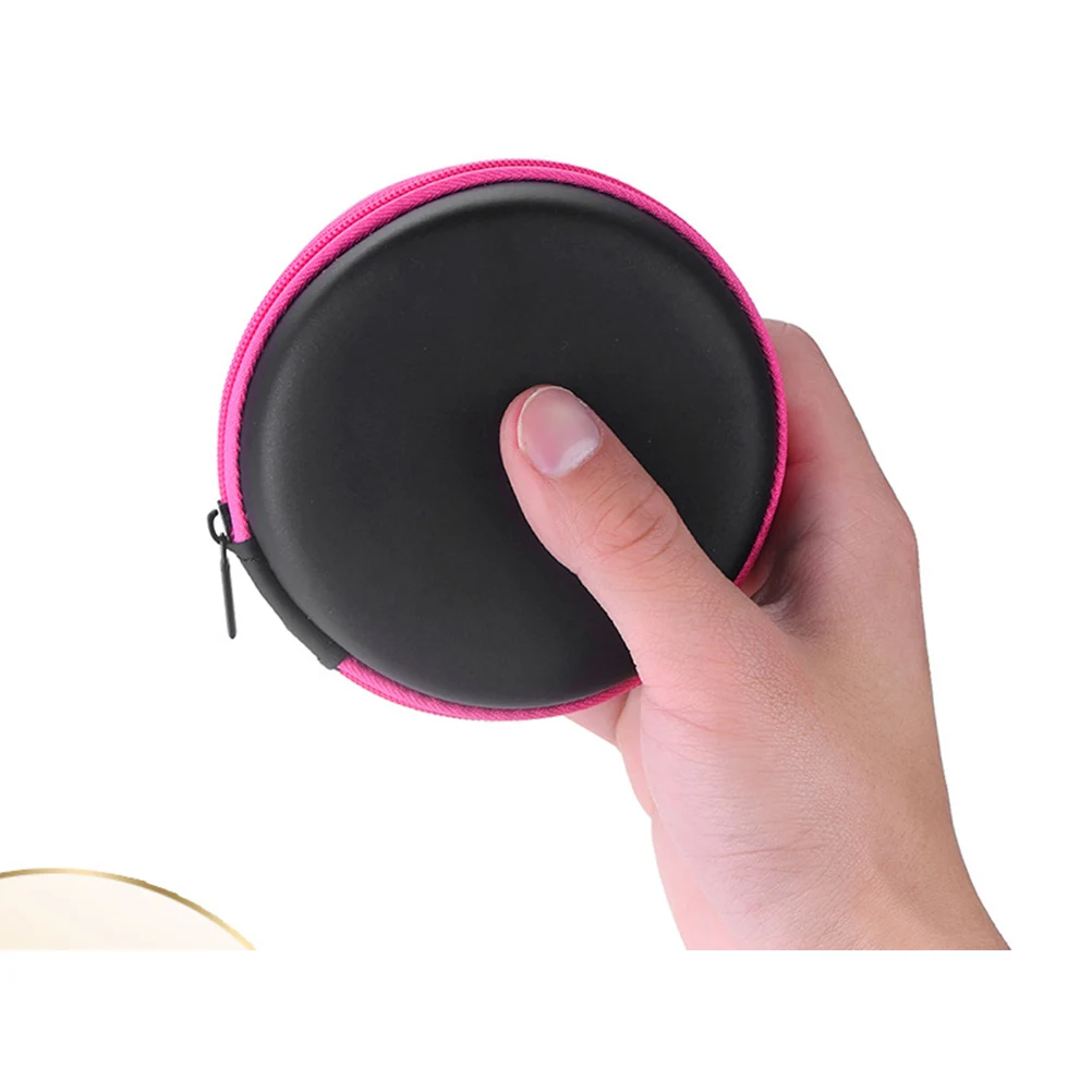 

2 pcs 12 Grid Essential Oil Storage Bag Portable Pu Case For 1Ml 2Ml Bottles Travel Organizer Eva Lining Round