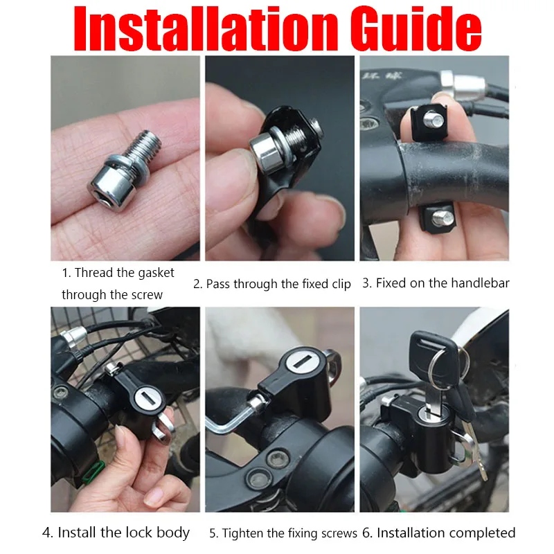 Противоугонный замок для шлема, крепление на руль, металлический замок 22-26 мм для мотоцикла Yamaha YZF R1 R3 R6 R9 R25 R600 YZ250X YZ125 YZ450FX