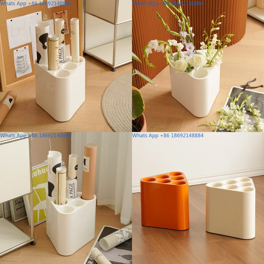 

Подставка для зонтов в скандинавском стиле для домашнего использования, креативный дизайн, ведро для хранения вещей для входа в дверь, идеально подходит для кофейни